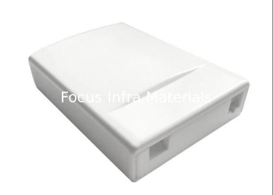 ABS SC LC Fiber Optic Termination Box 120mm Fiber Optic Face Plate