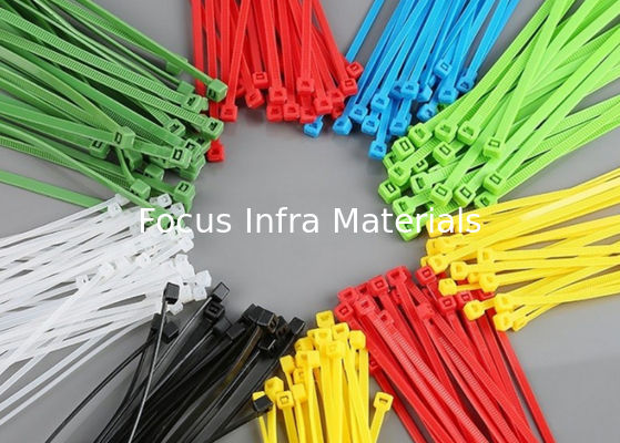 3*200mm Zip Cable Ties Nylon 66 Plastic Cable Tie Self Locking