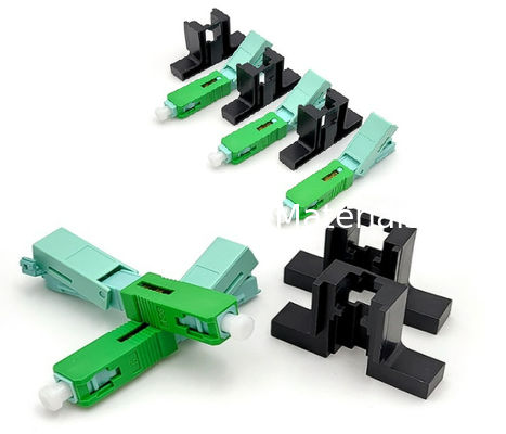 Single Mode SC APC Fiber Optic Fast Connectors 0.9mm 2mm 3mm