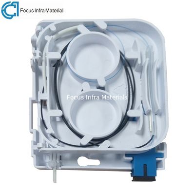 ABS Plastic Fiber Optic Termination Box SC LC Optical Network Terminal Box