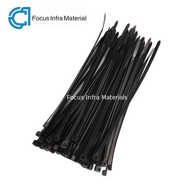 0.3 Inch 94V 2 Black Zip Cable Ties Nylon Heavy Duty Cable Ties