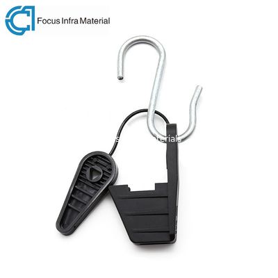 S Hook Fiber Optic Accessories Drop Wire Suspension Clamp