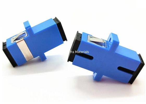 Simplex Single Mode SC PC Fiber Optic Adapters Tensility Resist 600g
