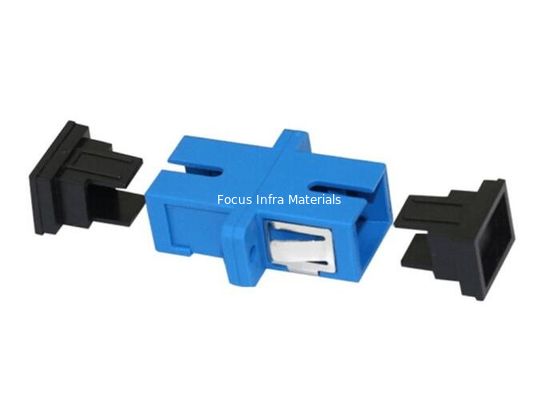 Simplex Single Mode SC PC Fiber Optic Adapters Tensility Resist 600g