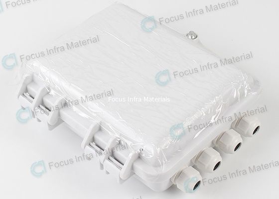 PLC Fiber Splicing Waterproof Distribution Box 0.8kg 500N