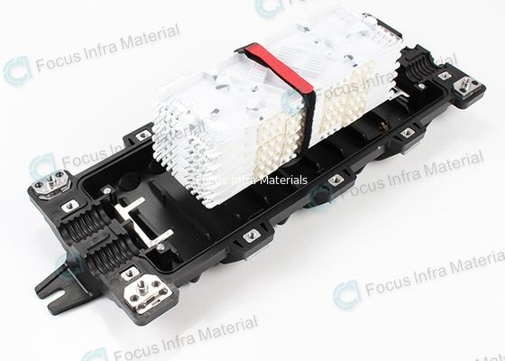 PC 144 Core Fiber Optic Splicing Closure Box 2 Inlets 2 Outlets