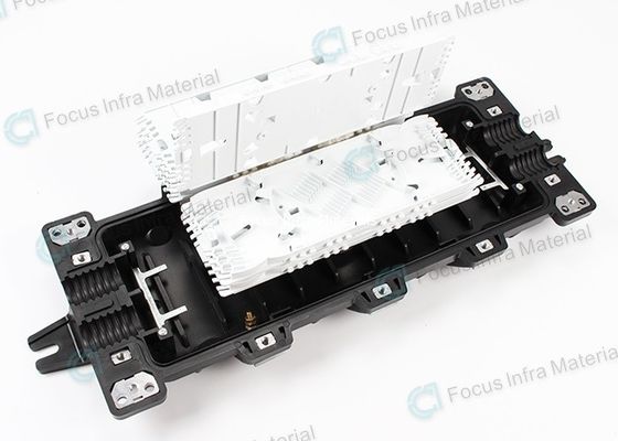 PC 144 Core Fiber Optic Splicing Closure Box 2 Inlets 2 Outlets