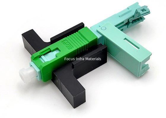 Single Mode SC APC Fiber Optic Fast Connectors  0.9mm 2mm 3mm