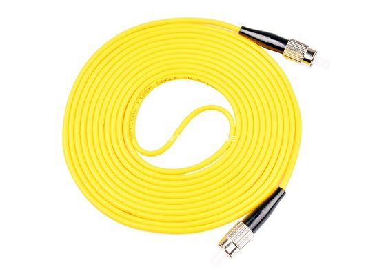 FC UPC 3mm Fiber Optic Jumper Cable Simplex Mode FTTH System Connections