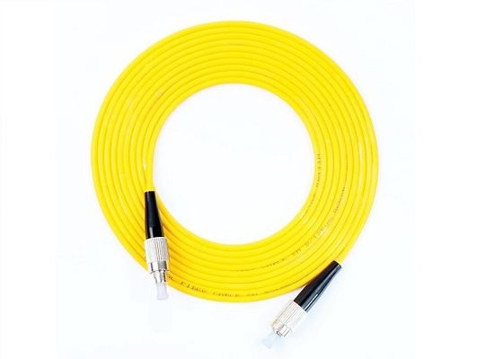 FC UPC 3mm Fiber Optic Jumper Cable Simplex Mode FTTH System Connections