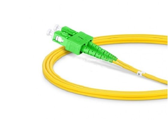 PVC Single Mode 2mm SC LC Duplex Patch Cord 1310nm 1510nm