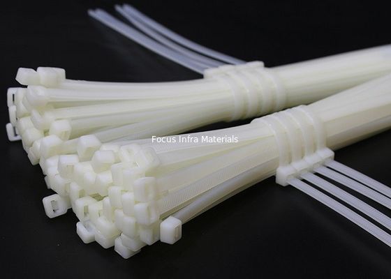 20CM Zip Cable Ties Outdoor Clear Zip Ties Focus Infra OEM