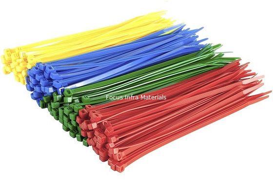 3*200mm Zip Cable Ties Nylon 66 Plastic Cable Tie Self Locking