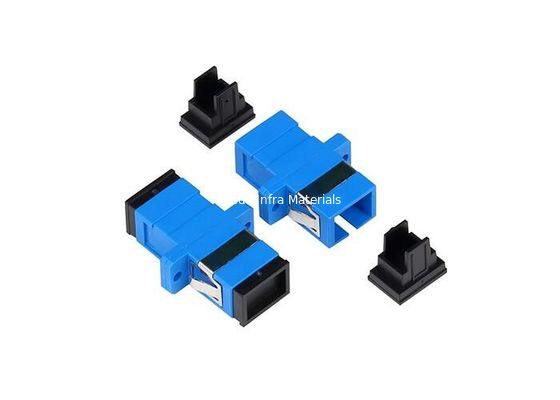 Simplex Single Mode SC PC Fiber Optic Adapters Tensility Resist 600g