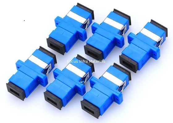 Simplex Single Mode SC PC Fiber Optic Adapters Tensility Resist 600g