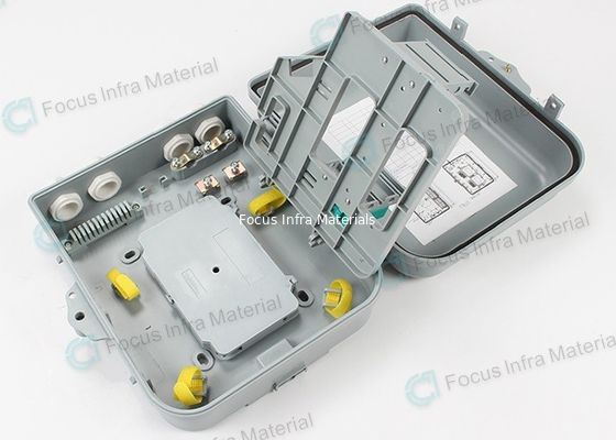 IP65 ABS Fiber Access Fiber Optic Distribution Unit 16 24 Cores
