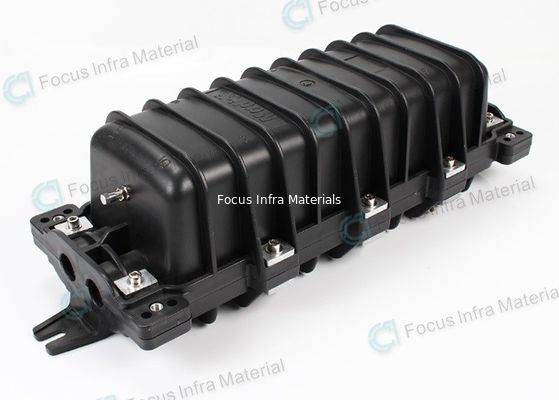 PC 144 Core Fiber Optic Splicing Closure Box 2 Inlets 2 Outlets