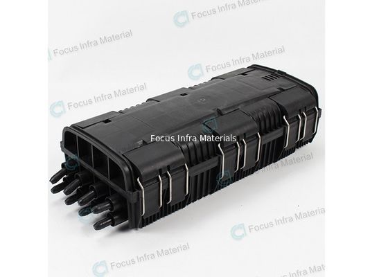 48 72 96 Core Outdoor Fiber Splice Enclosure Optic 2 Inlets 2 Outlets