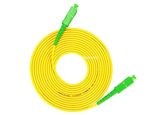 SC APC 2mm Fiber Optic Patch Cords Single Mode FTTH System Connections